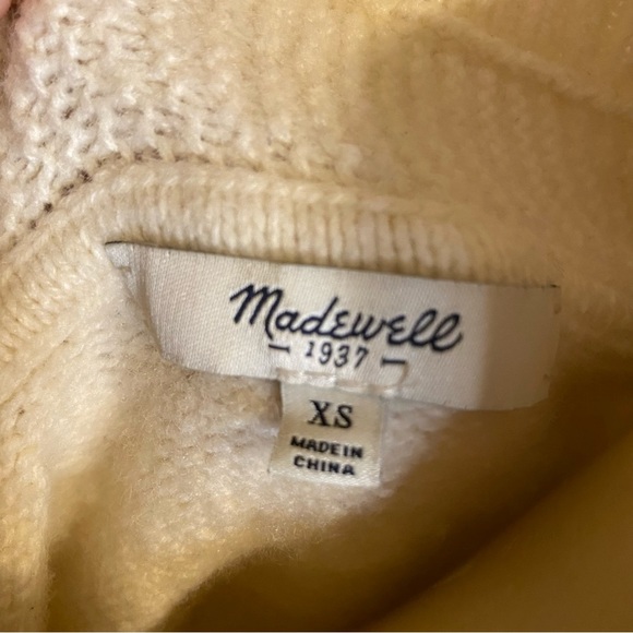 Madewell Size XS Womens Beige Long Sleeve Sweater - Picture 2 of 8